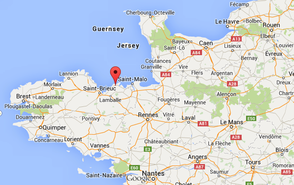 Location de vacances maison à louer située à Plurien, Bretagne, près plage Sables d'Or les pins